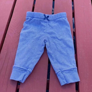(five for  $25 ) carters, summer weight, striped sweatpants